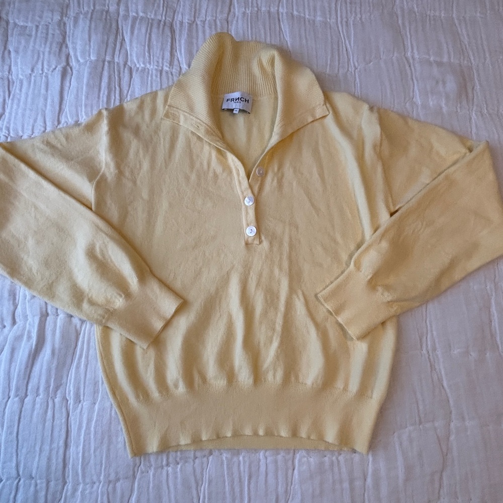Anthropologie Henley sweater XS new